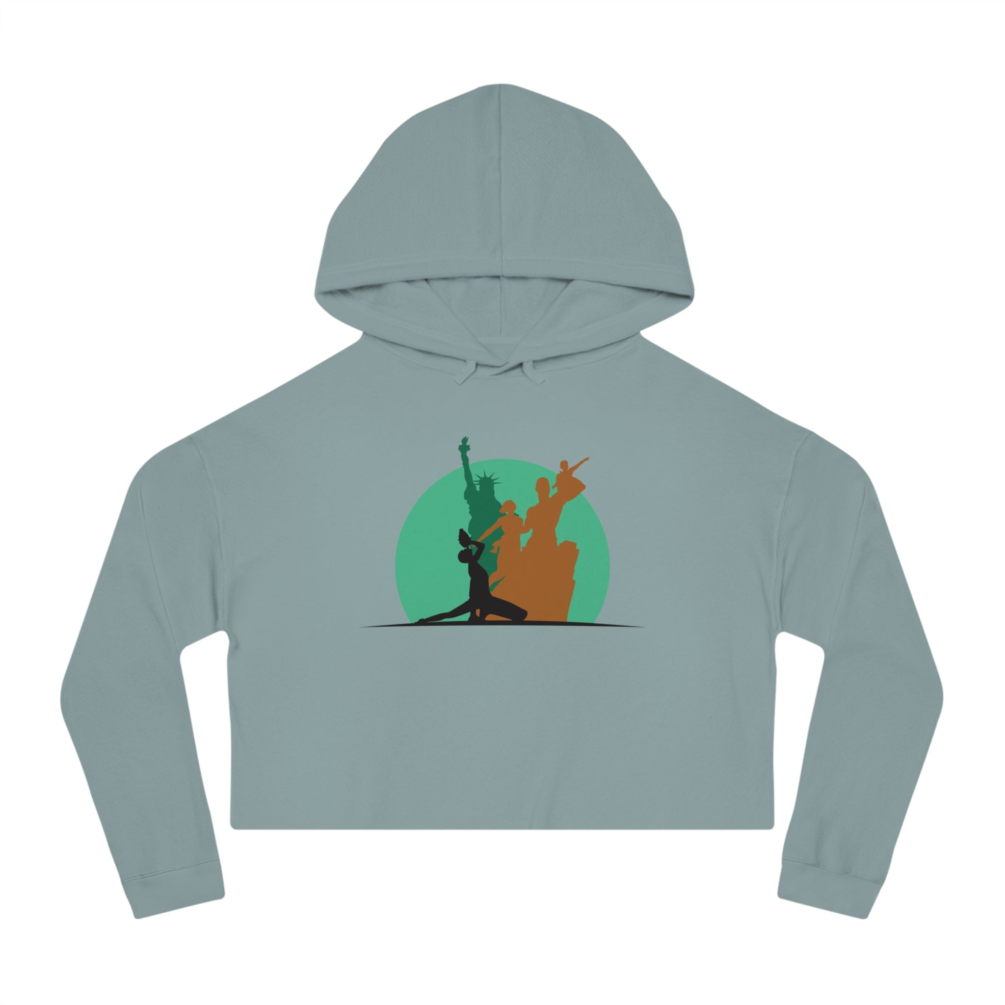 Monuments of the Unbound Cropped Hoodie