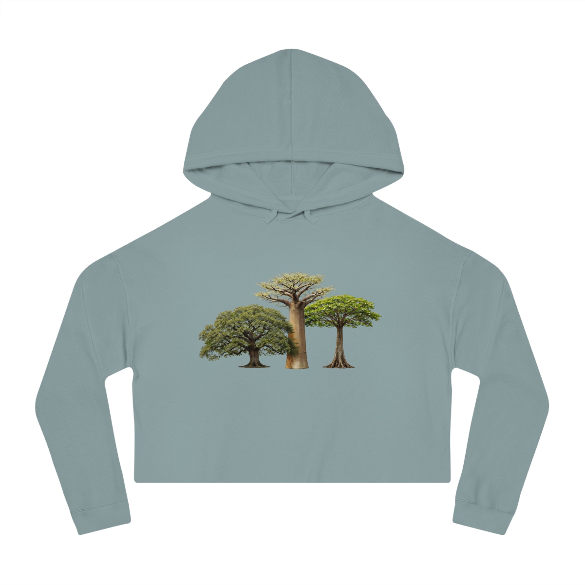 Trees of Life Cropped Hoodie