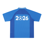 Curaçao Striped V-Neck Soccer Jersey