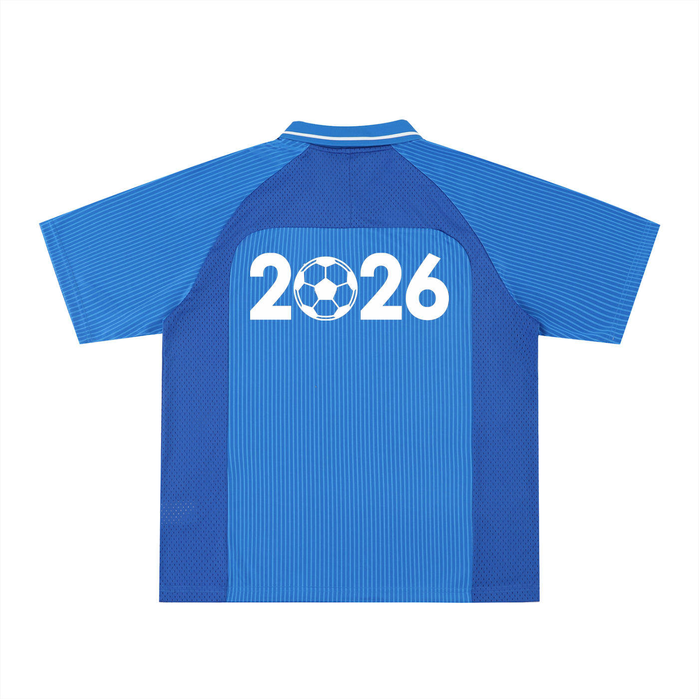 Curaçao Striped V-Neck Soccer Jersey