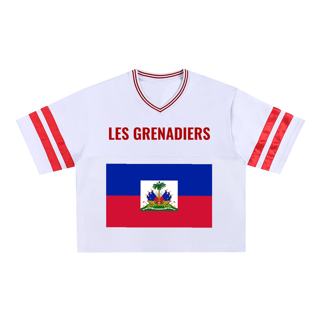 Haiti Taped Mesh Boxy T-Shirt