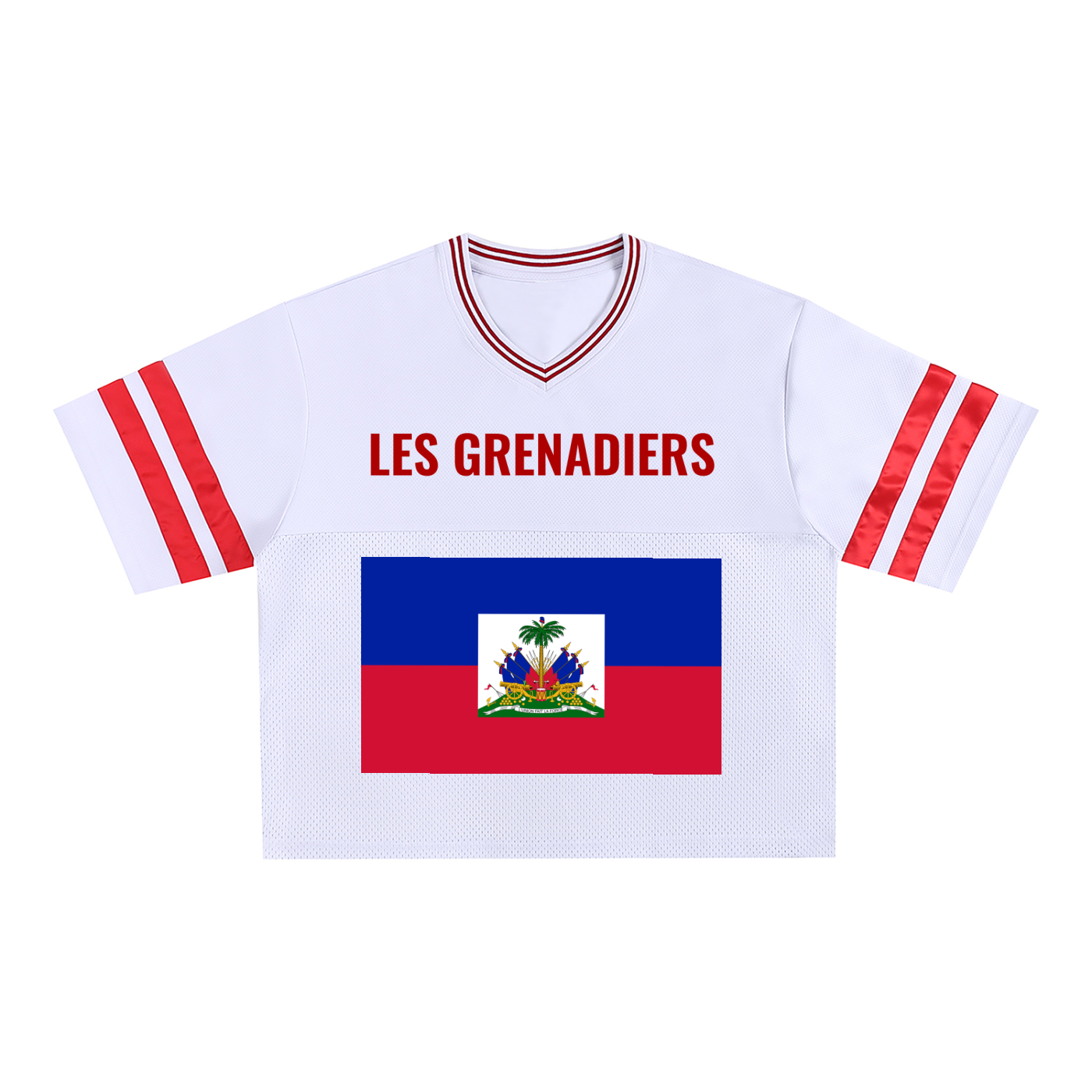 Haiti Taped Mesh Boxy T-Shirt