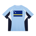 Curacao Unisex Color Block Raglan T-Shirt