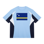 Curacao Unisex Color Block Raglan T-Shirt
