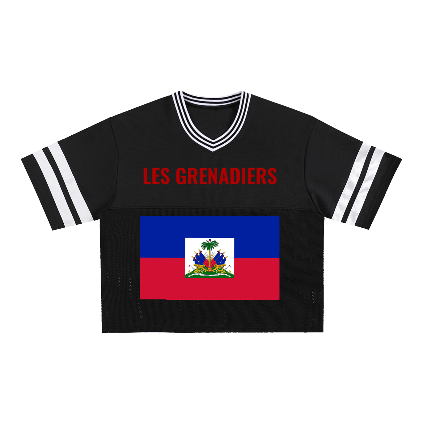 Haiti Taped Mesh Boxy T-Shirt