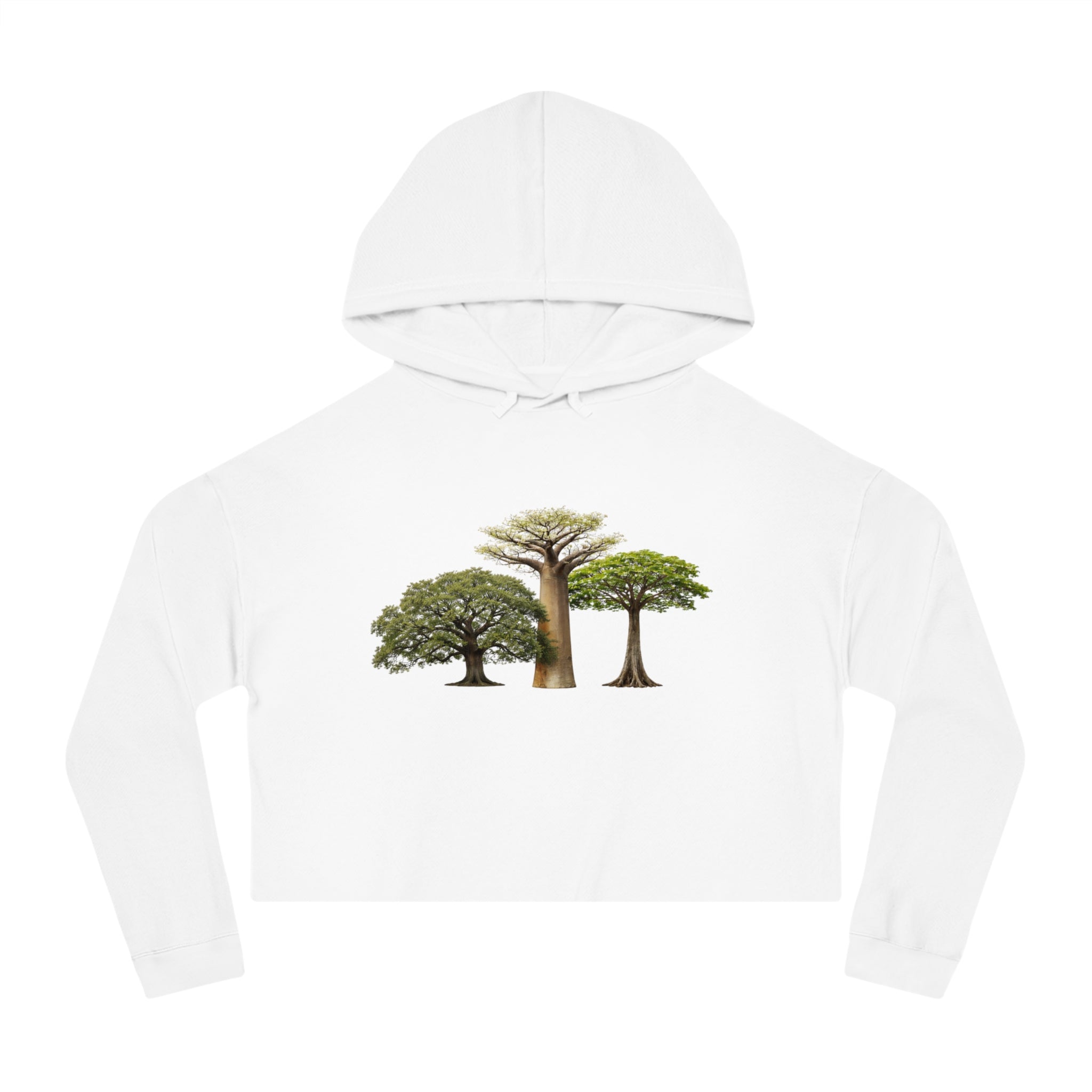 Trees of Life Cropped Hoodie