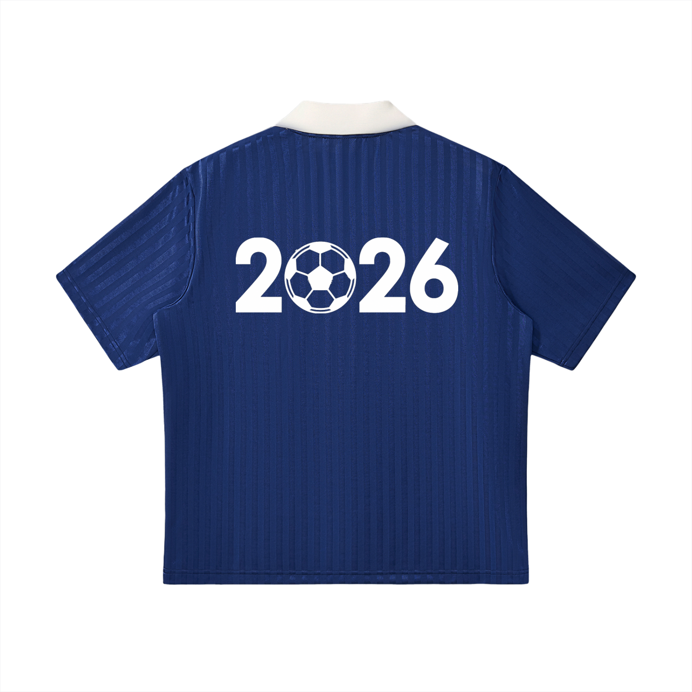 Curaçao Cntrast Collar Striped Soccer Jersey